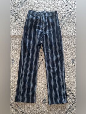 Brandy Melville Cotton Stripe Pants One Size